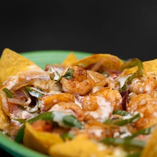 (H) Nachos Fajita Shrimp