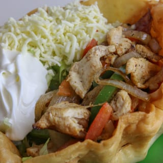 Fajita Taco Salad Shrimp